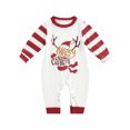 thumbnail image 1 of Faithtur Parent-Child Xmas Nightclothes Round Neck Elk Print Tops Trousers, 1 of 7