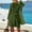 *Army Green, variant on Women's 2 Piece Linen Set, V Neck Button Down Shirt and High Waist Shorts Casual Summer Outfits with Pockets Army Green,Women's Plus L