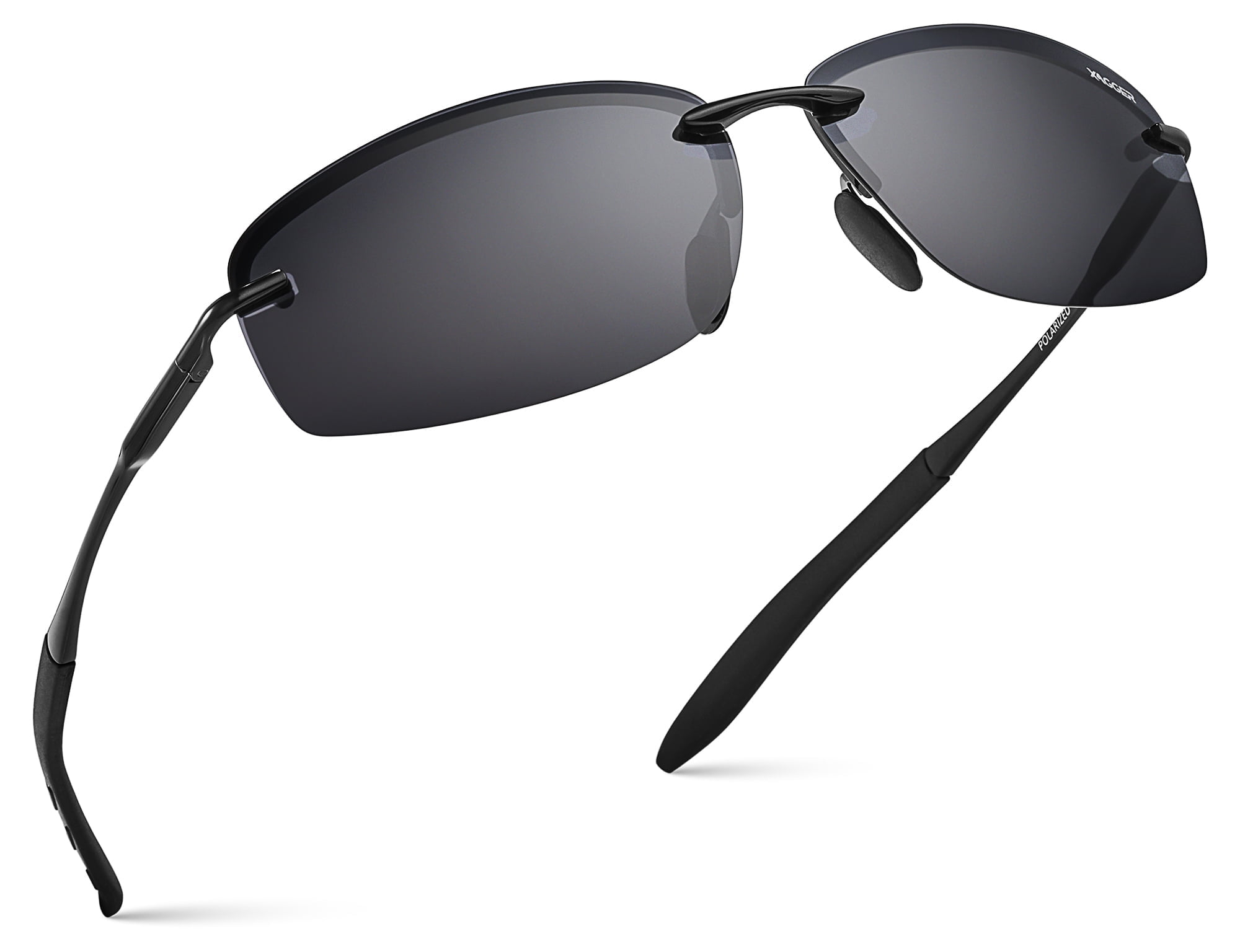 Xagger Polarized Rimless Driving Sunglasses for Men photo 1