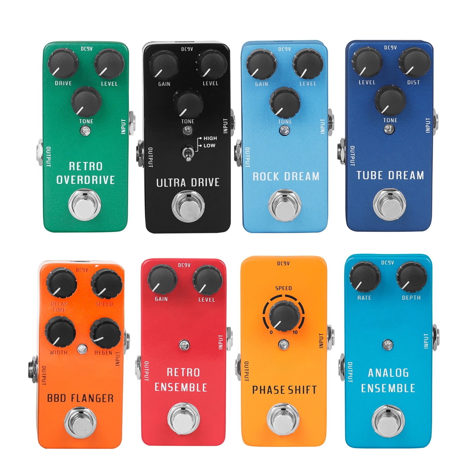 Practical Metal Overdrive Effects Pedal Offering Utility Music Styles Compatibilitys and Easy to Use Control Interfaces
