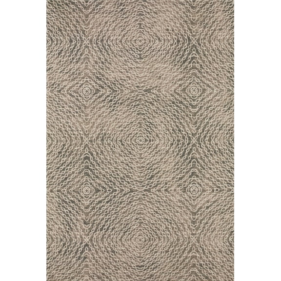 Dalyn Brisbane Area Rug BR3 Br3 Mink Mink Loops Curves 3' x 5' Rectangle