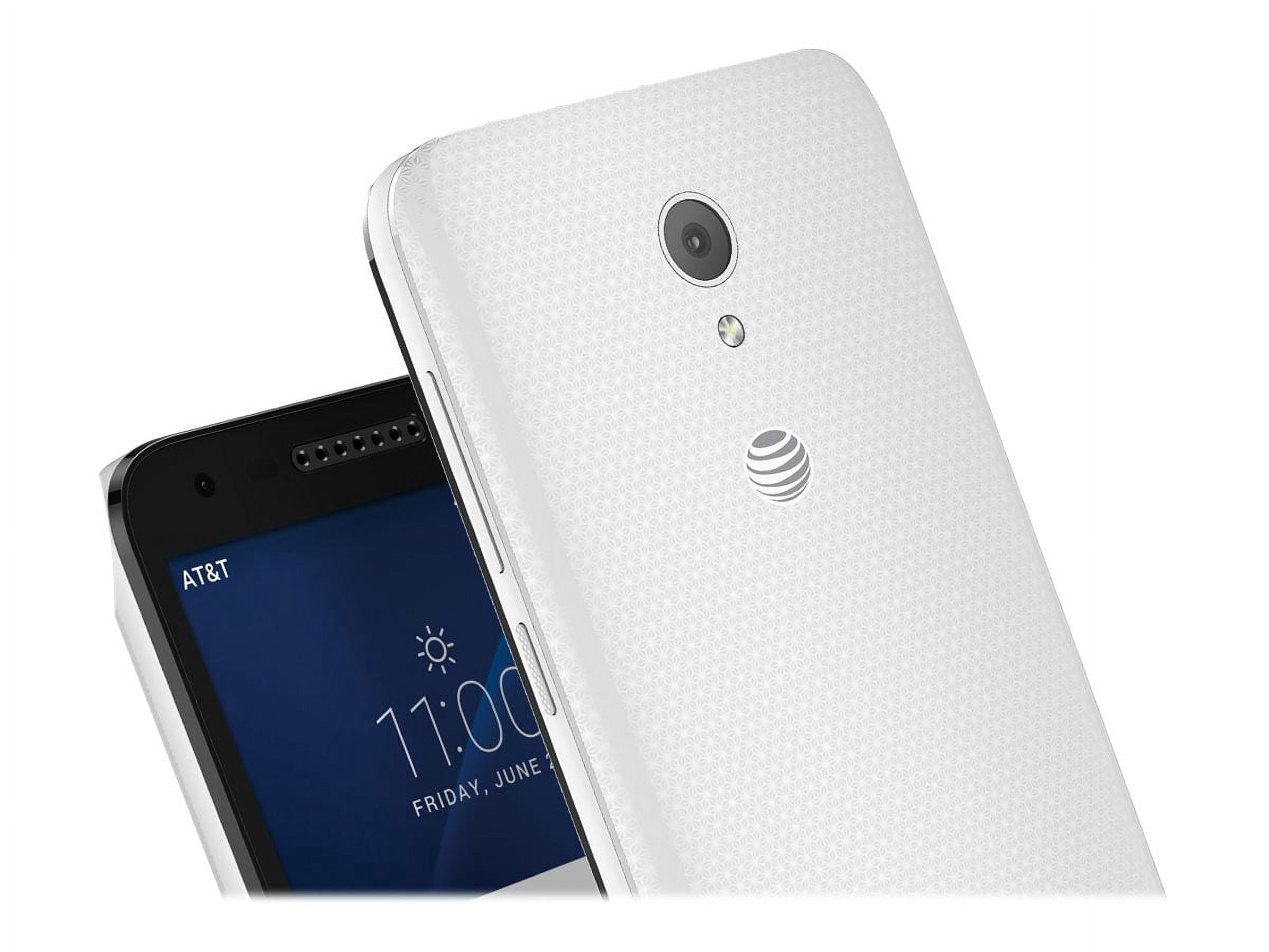 Alcatel - CAMEOX 4G LTE with 16GB Memory Cell Phone - Arctic White (AT&T)