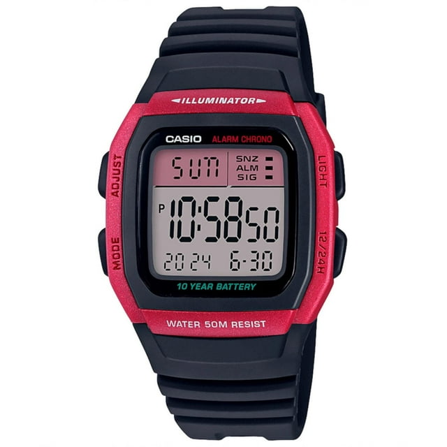 Reloj CASIO W-96H-4AVCF Illuminator Retro-Negro negro 36 mm Casio W-96H-4AVCF