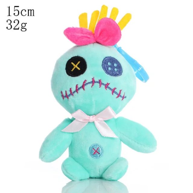 Disney-muñecos de peluche de Lilo & Stitch para niños, modelos de pareja de dibujos animados, juguetes colgantes de Anime para bebés, regalo de cumpleaños Kawaii, 20cm