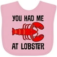 thumbnail image 3 of Inktastic Funny Lobster Lover Kids Seafood Boys or Girls Baby Bib, 3 of 4