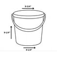 thumbnail image 5 of 2 Gallon Food Grade, BPA Free, Made in USA Bucket with Screw On Lid (Pack of 3), 5 of 6