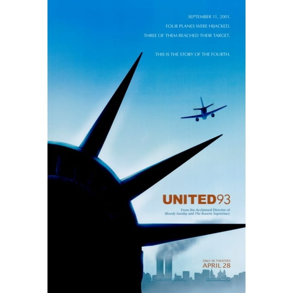 Affiche de Cinéma de United 93 (11 x 17)