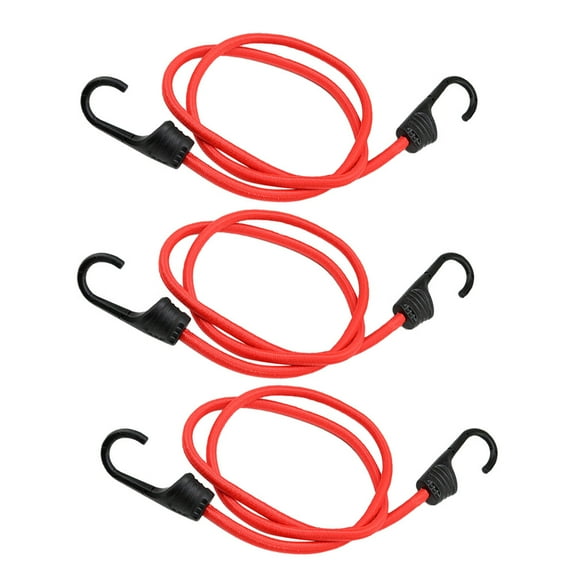 3pcs Cargo Tie Down Elastic Bands for Motorbike Durable Tension Belts Ropes