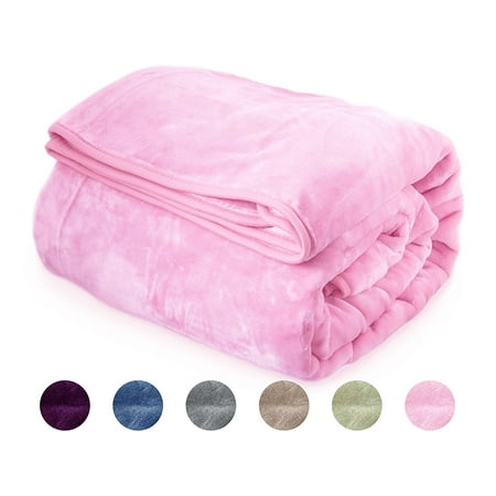 Archangel Cloud Mink Blanket Silver Pink