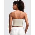 thumbnail image 2 of CRZ YOGA Butterluxe Tube Tops for Women Crop Sleeveless Tank Bandeau Strapless Casual Shirts, 2 of 5