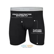 Gildan Adult Mens Boxer Briefs With Waistband, 10-Pack, Sizes S-2XL, 6 Inseam