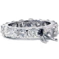 thumbnail image 2 of Pompeii 4ct HUGE Real Diamond Eternity Ring Setting Mount (G/H,I1), 2 of 3