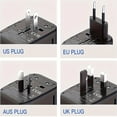 thumbnail image 4 of Universal Travel Adapter,International Plug Adapter with 2 USB C and 2 USB Ports, Travel Essentials Power Adapter, Worldwide All-in-One Outlet Converter for Europe UK USA AUS, 4 of 8