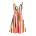 thumbnail image 4 of SMihono Robe Bohème d'Été pour Femmes Grande Taille Mode Femmes Été Bord de Mer à Bretelles Sans Manches à Col en V Imprimée Robe Décontractée, 4 of 6