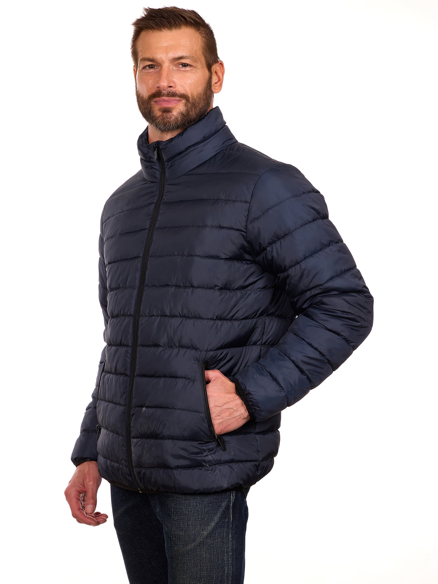 Big Chill Men’s Midweight Quilted Puffer Jacket, Sizes M-XXL