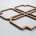 thumbnail image 5 of Ekena Millwork 7 3/8"W x 7 3/8"H x 1/4"T Extra Small Englewood Decorative Fretwork Wood Wall Panels, Red Oak, 5 of 18
