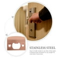 thumbnail image 3 of 4 Pcs Lock Accessories Door Plates for Interior Doors Strike Exterior Latch Striker Deadbolt House, 3 of 6