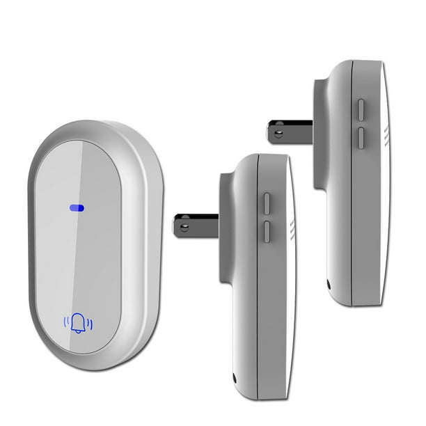 Timbre inalámbrico autogenerador impermeable para exteriores, timbre inteligente de larga distancia para el hogar, buscapersonas inalámbrico 433 para personas mayores
