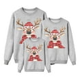 thumbnail image 1 of RXMEKW Chandail de Noël à Capuche pour Femmes Manches Longues Col Rond Haut Imprimé avec Ensemble Familial Assorti pour Hommes et Enfants, 1 of 7