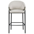 thumbnail image 4 of Chadwick Fabric Upholstered Bar Chair Beige (Set of 2), 4 of 12