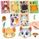 thumbnail image 2 of 30 piezas de pegatinas para hacer caras para niños, crea tus propios animales, mezcla y combina hojas de pegatinas con safaris, animales marinos y de fantasía, manualidades para niños, regalos de fie, 2 of 5