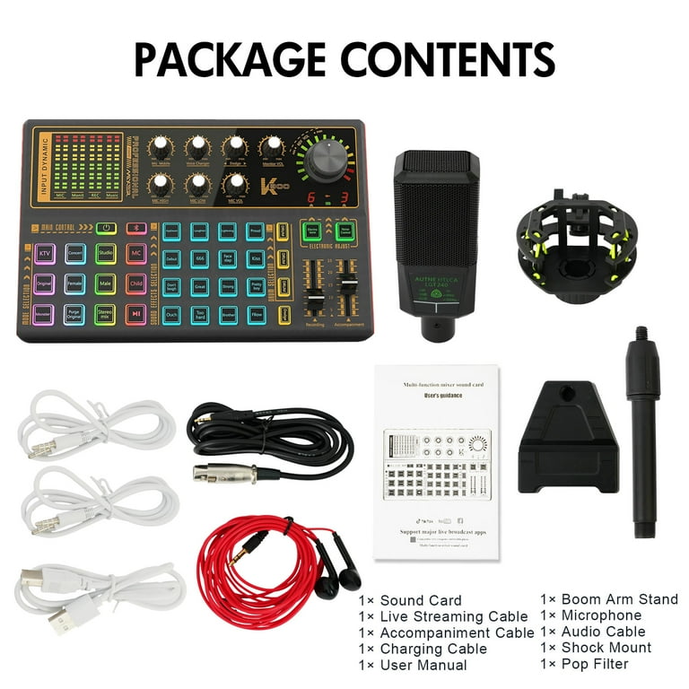 Podcast Equipment Bundle, SK300 Changer with Podcast Microphone