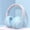 Blue BU, variant on Gecau Gradient Bluetooth Headset Headset Wireless Game Gift Headset Foldable Headset Gift Crafted with Care Black 6.8x5.4 Inch Home Decor