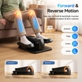 thumbnail image 2 of Patbrela Under Desk Elliptical Machine, Seated Leg Exerciser for Seniors, Quiet Electric Mini Elliptical with Remote, 12 Adjustable Speeds, Auto & Manual Modes, Black, 2 of 9