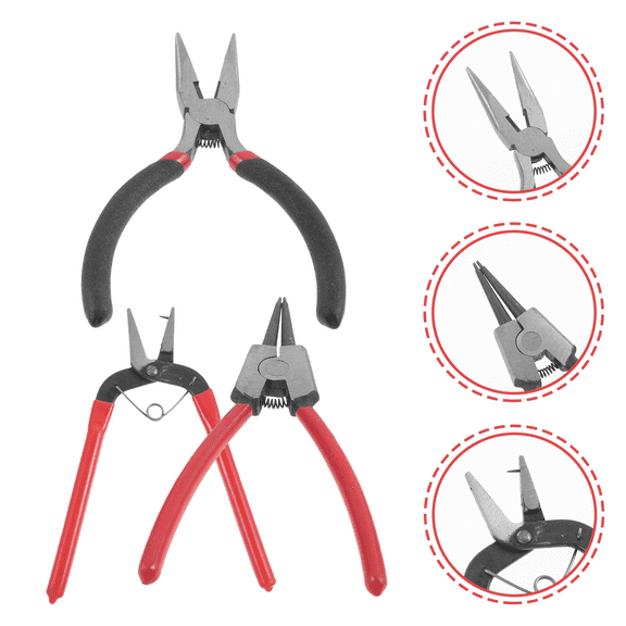HEMOTON  3 Pcs Heavy Duty Hole Punch Puncher Jewelry Jewelers Pliers