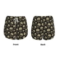 thumbnail image 5 of Lsque funny Retro Skull Printed Women's Running Shorts with Liner Pockets,Elastic Quick Dry Workout Athletic Gym Yoga Shorts,Womens High Waist Shorts-Large, 5 of 9