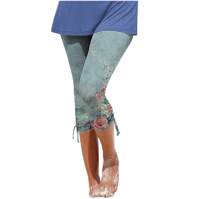 Birdeem Pantalons de Loisirs Raccourcis Confortables pour Femmes Pantalons de Yoga