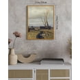 thumbnail image 3 of Drsoum Landscape Village Vintage Wall Art 11x14in Natural Framed Rustic Retro Countryside Scenery Prints Farmhouse Classic Decorations for Living Room Bedroom, 3 of 6