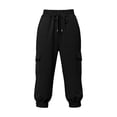 thumbnail image 3 of Kelon Women's Casual Pants, Womens Capris with Pockets Loose Fit Casual Capri Pants Dressy Lightweight Ladies Baggy Cargo Pants for Hiking, S, 3 of 6