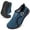 Blue, variant on Barerun Women's Water Shoes Quick-Dry Barefoot Flat Sandals, Wide Width, Round Toe, Non-Slip, 11