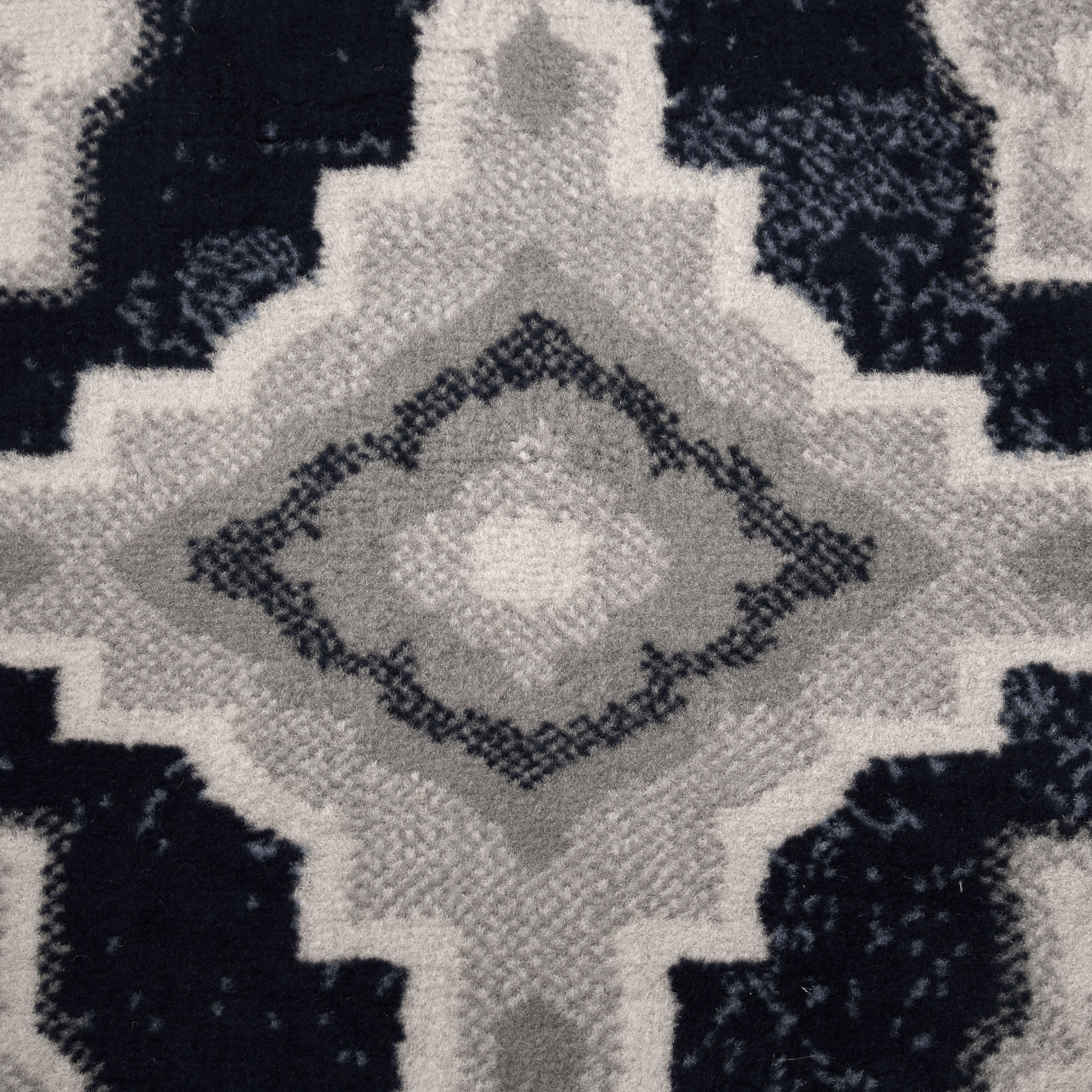 Home Dynamix Tremont Salem Transitional Medallion Area Rug, Navy Blue/Ivory, 7'10"x10'5"