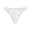 White, variant on Low Rise Mesh Thong for Women Cheeky Lace Panties Bowknot Multicolor Sheer Breathable Underwear Ladies Laser Cut Single Pack, Pink,XS