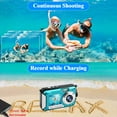 Waterproof Digital Camera Underwater Camera Full HD 1080P 2.7K 30MP