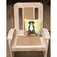 thumbnail image 2 of Carolines Treasures BB6037PW1818 Easter Eggs Greater Swiss Mountain Dog Fabric Decorative Pillow, 2 of 2