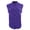 DM1006-PURPLE, variant on Men's Cutoff Frayed Sleeve Button-Down Shirt Medium