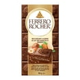 thumbnail image 1 of FERRERO ROCHER® Tablette de Chocolat de Qualité Supérieure, au Lait, Noisettes et Amandes, 90g, 1 of 7