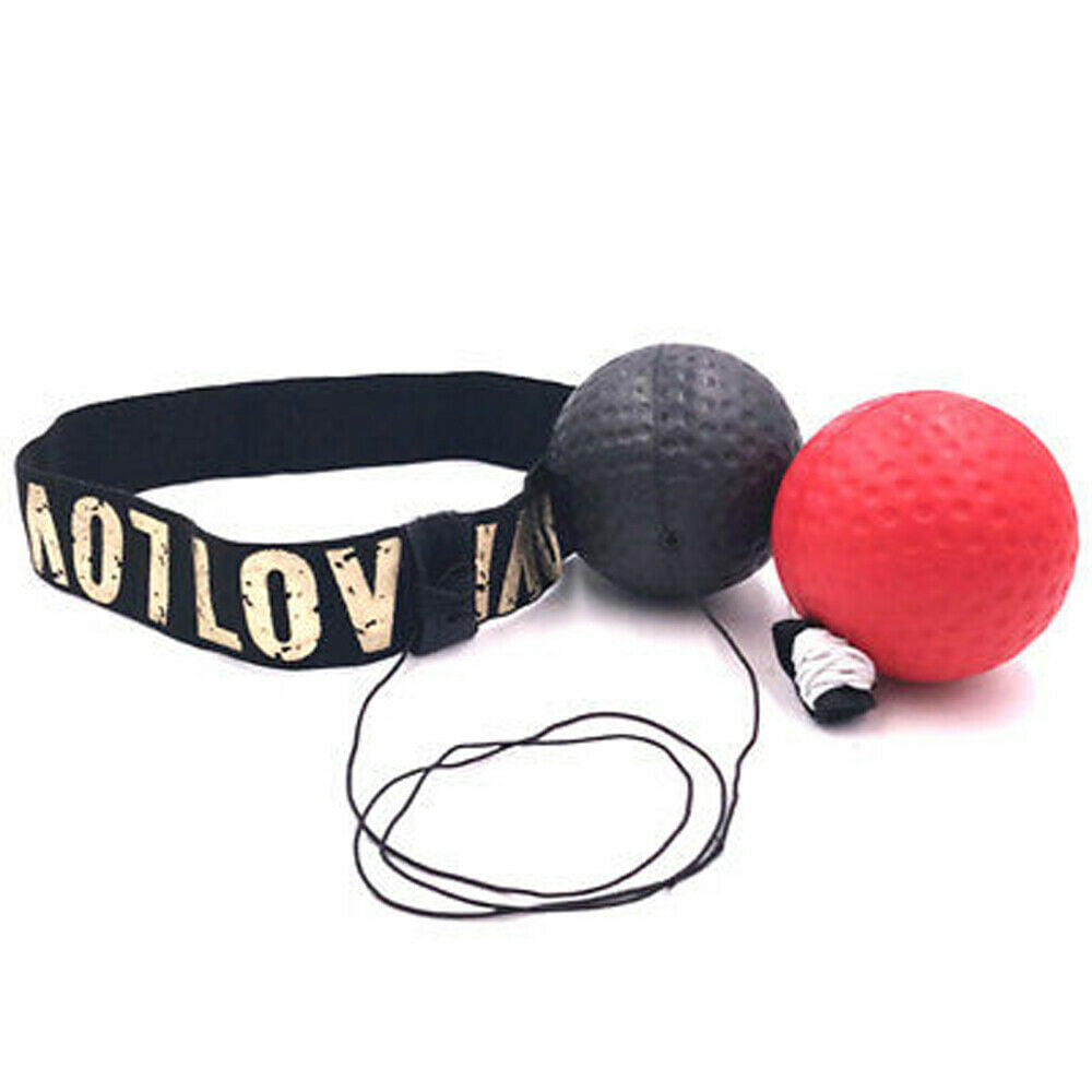 Boxing Training Fight Ball Reflex Speed Reaction Punch Combat Muscle Exercise J 