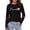 Black 3, variant on DGMIOCS Women's Canadian Flag Canada Maple Leaf V-Neck T-Shirt Red M