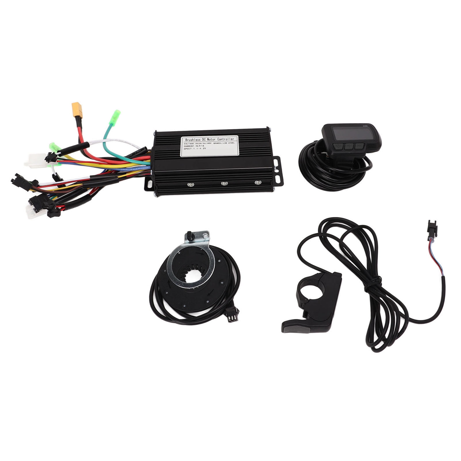 Electric Bike Motor Controller Kit, LCD Meter 500W 750W Waterproof