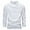 White, variant on Men's Long Sleeve T-Shirts Fall Casual High Neck Loose Tops Fashion Plus Size Solid Color Blouses for Men (Black 2XL)