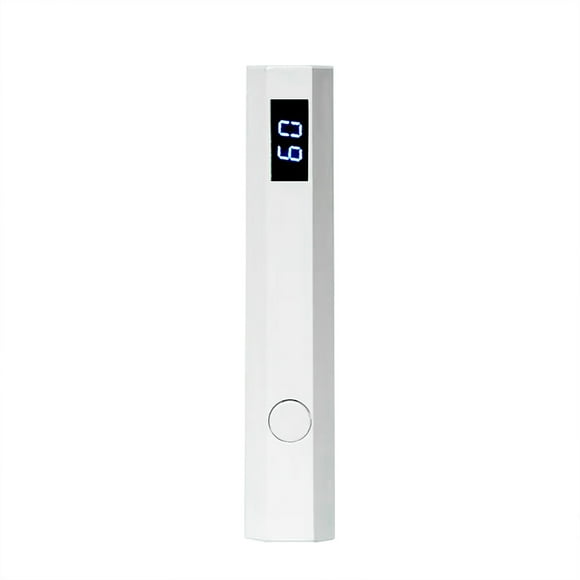 Fiudx Lámpara de Uñas Portátil, Mini Dispositivo de Fototerapia, Secado Rápido, Temporizador de Dos Velocidades, Diseño Liviano para Uso En Salones de Belleza En Casa, Múltiples Opciones de Color par