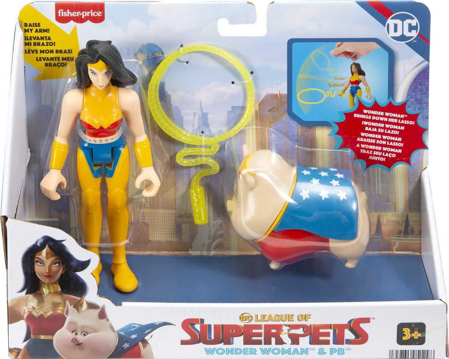 Fisher-Price DC League of Super-Pets Wonder Woman & PB