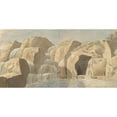 thumbnail image 2 of Thomas Sandby 18x11 Gold Ornate Wood Frame and Double Matted Museum Art Print Titled - Design for Rock-Work and Cascades at Virginia Water, Windsor Great Park (1780s), 2 of 4