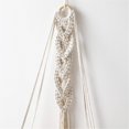 thumbnail image 5 of Estante de madera para colgar en la pared de macramé, tapiz bohemio para decoración de pared, soporte para plantas, colgante de pared con borlas de estilo nórdico, decorativo hecho a mano, 5 of 5
