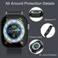 thumbnail image 3 of 12 Pack Hard PC Case with Tempered Glass Screen Protector for Apple Watch 40mm SE(2022) Series 6/SE/5/4, Full Coverage Scratch Resistant Bumper Protective Cover for iWatch 40 mm Accessories, 3 of 5