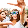 thumbnail image 4 of KAKOWELY Gafas de sol con joyas creativas, exquisitas gafas de sol musicales para carnaval, accesorio para fiesta, 4 of 5